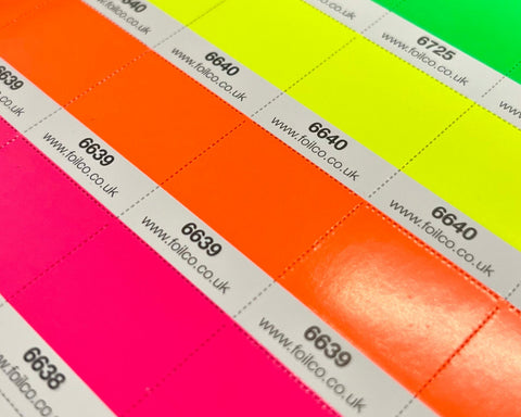 Foilco Neon-Folien-farben hier im Shop