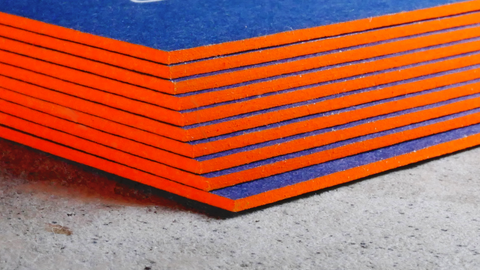 Visitenkarten mit Farbschnitt auf Cotton für exklsuive Visitenkarten