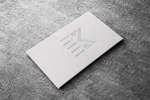 Visitenkarten mit Preagung auf Colorplan