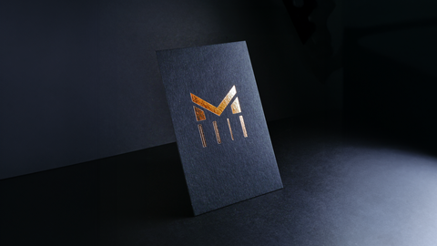 Visitenkarten mit Goldschnitt und Heissfolienprägung und Kupfer